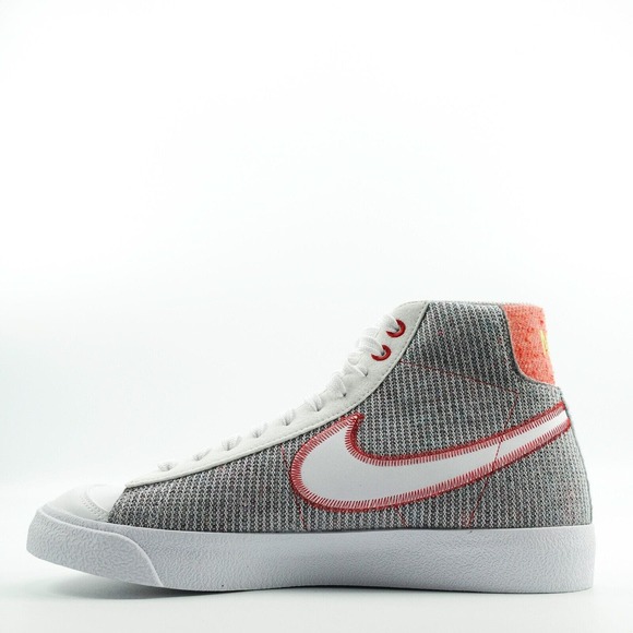 Nike Blazer Mid \'77 Mens Shoes Size 9 Grey White-Sport Red CW5838-022 main image 8